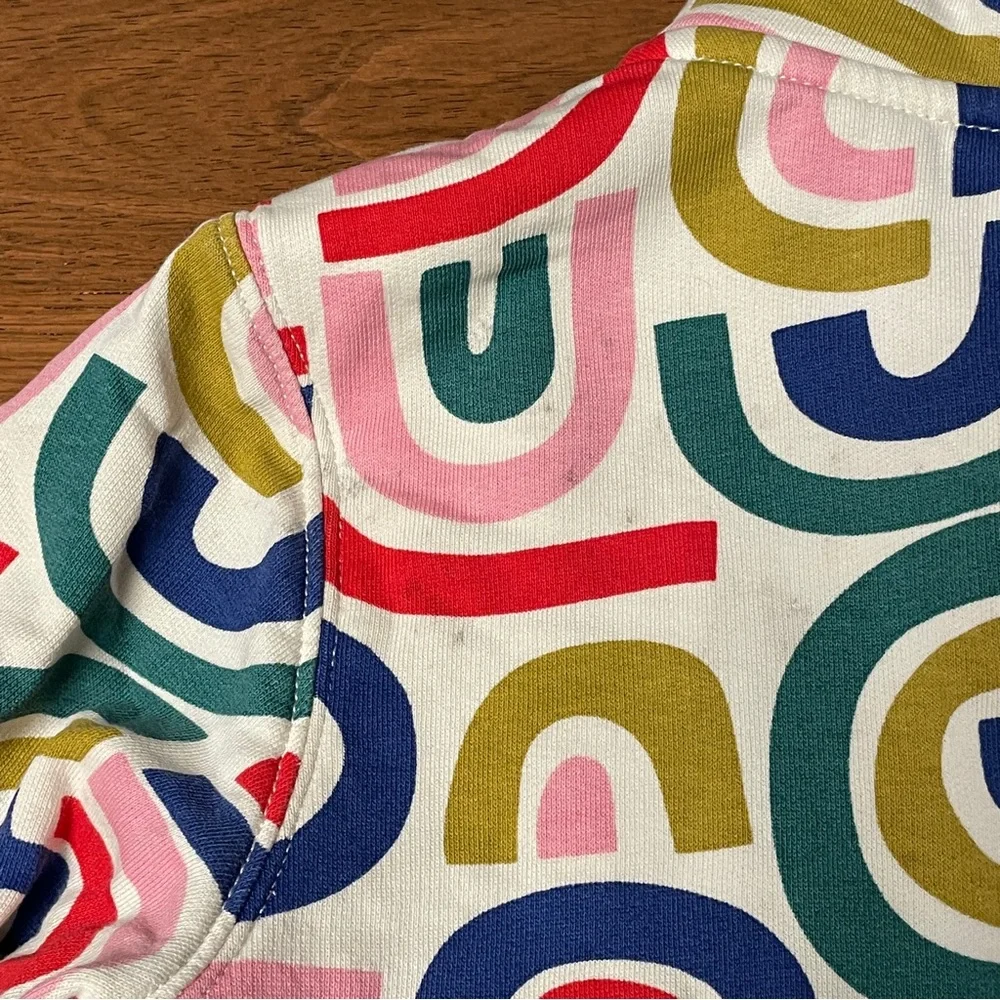 Used Hanna Andersson Colorful Geometric Kids Hoodie